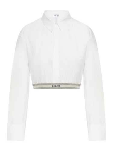 Cotton crop shirt - Loewe - Woman - Loewe - Modalova