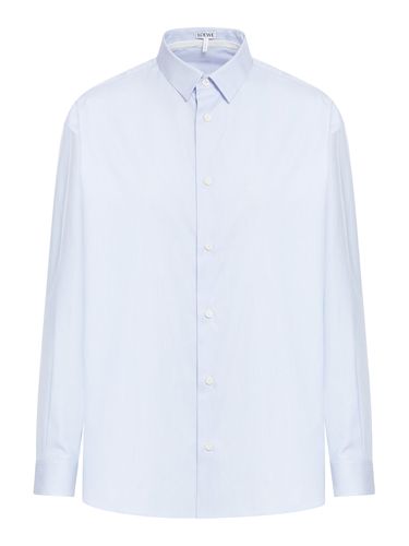 Double layer shirt in cotton and silk - - Woman - Loewe - Modalova