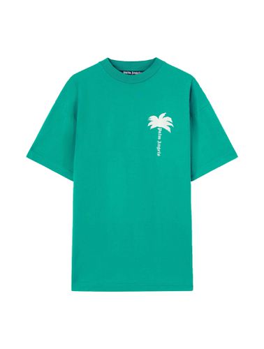 T-shirt with Palm Tree print - - Man - Palm Angels - Modalova