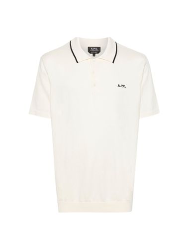 Flynn cotton polo shirt - Apc - Man - Apc - Modalova