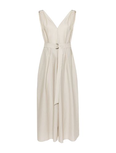 V-neck belted maxi dress - - Woman - Brunello Cucinelli - Modalova