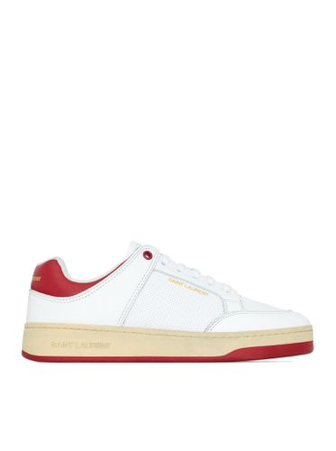 SL/61 leather sneakers - Man - Saint Laurent - Modalova