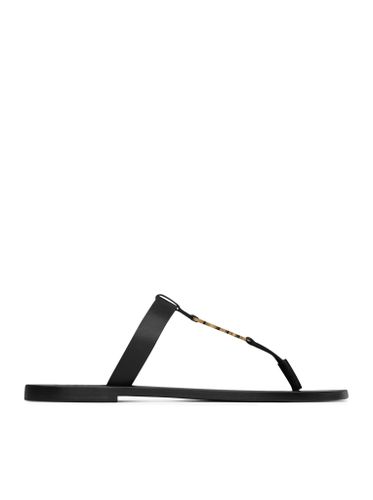 CASSANDRE SMOOTH LEATHER SANDALS - Man - Saint Laurent - Modalova