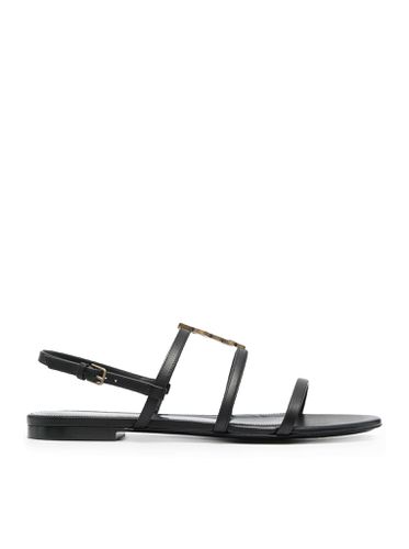 Cassandra monogram flat sandals - - Woman - Saint Laurent - Modalova