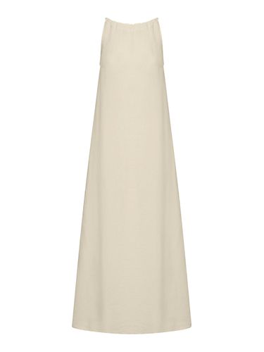 Long linen dress - - Woman - 120% Lino - Modalova