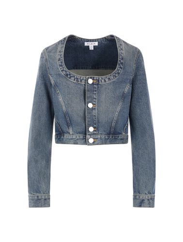 Cropped Denim Jacket - - Woman - Alaia - Modalova