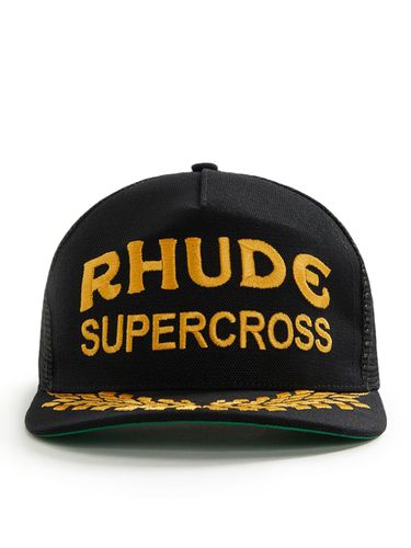 Supercross Trucker logo-embroidered cap - - Man - Rhude - Modalova