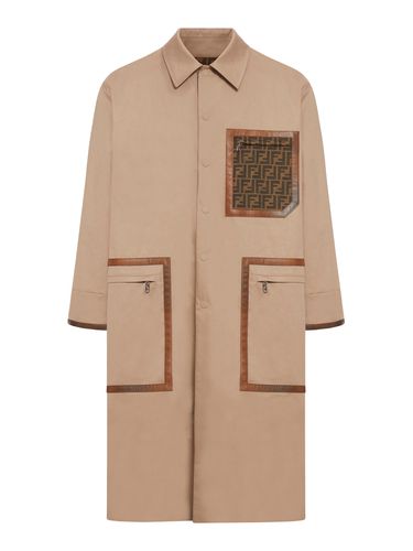 Trench coat in fabric - - Man - Fendi - Modalova