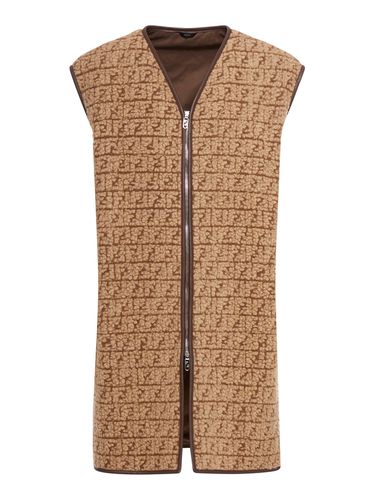 Brown teddy bear fabric vest - - Man - Fendi - Modalova