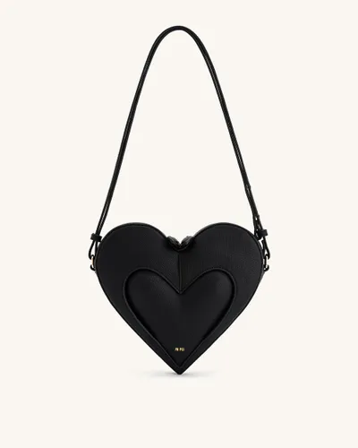 Francisca Heart Shaped Crossbody Bag - Black - JW PEI - Modalova