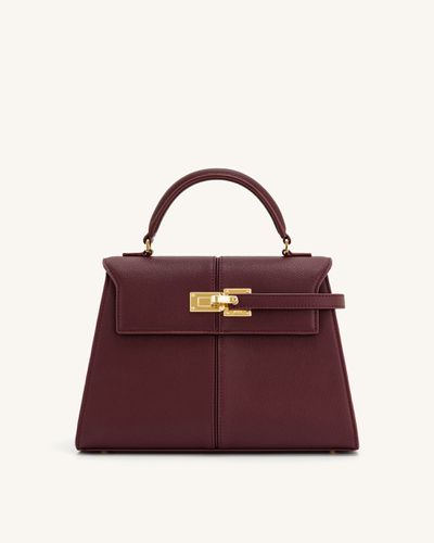 Elise Large Top Handle Bag - Claret - JW PEI - Modalova