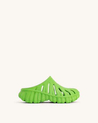 Tara Leaf Platform Clog - Neon Green - JW PEI - Modalova