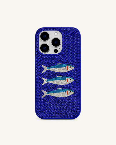 Coque de Téléphone à Motif Poisson – Bleu/Blanc - JW PEI - Modalova