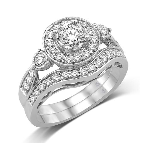K White Gold 1 1/2 Ct.Tw.Diamond Fashion Bridal - Star Significance - Modalova