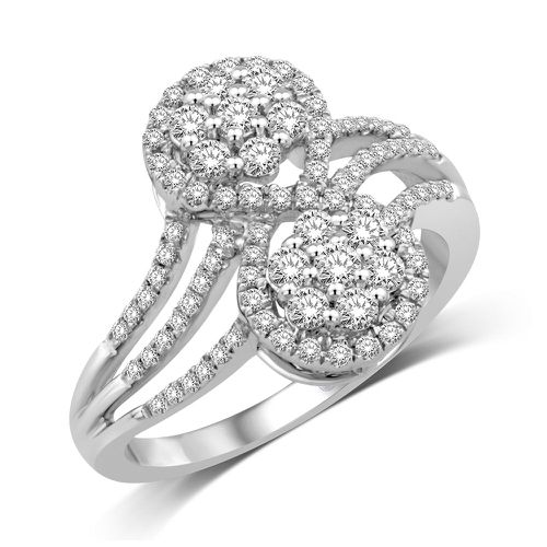 K White Gold 3/4 Ct.Tw. Diamond Fashion Ring - Star Significance - Modalova