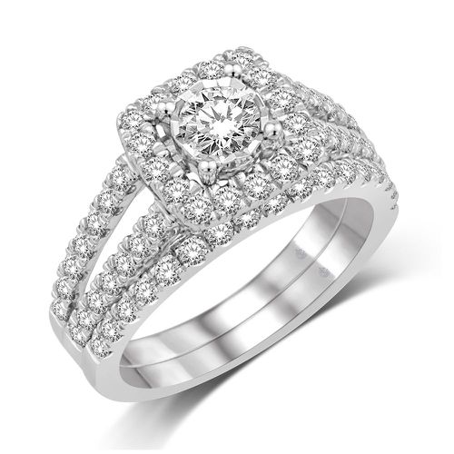 K White Gold 1 1/3 Ct.Tw. Diamond Fashion Bridal - Star Significance - Modalova