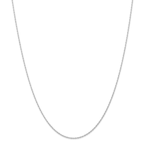 K White Gold .95 mm Carded Cable Rope Chain / 8RW - Jewelry - Modalova