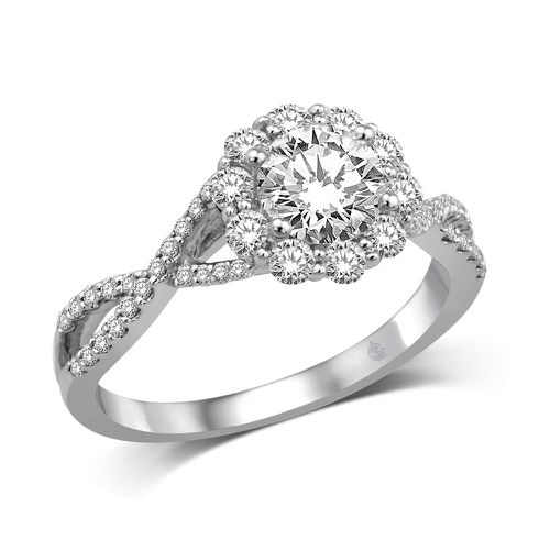 K White Gold 1 5/8 Ct.Tw Engagement Ring - Star Significance - Modalova