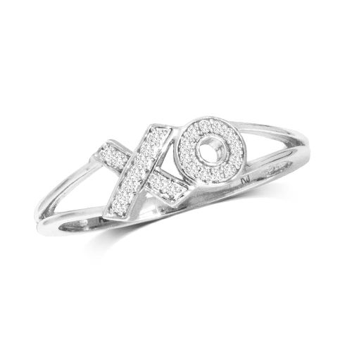 K White Gold 1/20 Ct.Tw.Diamond Fashion Ring - Star Significance - Modalova