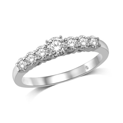 K White Gold 2 Ct.Tw.Diamond Engagement Ring - Star Significance - Modalova