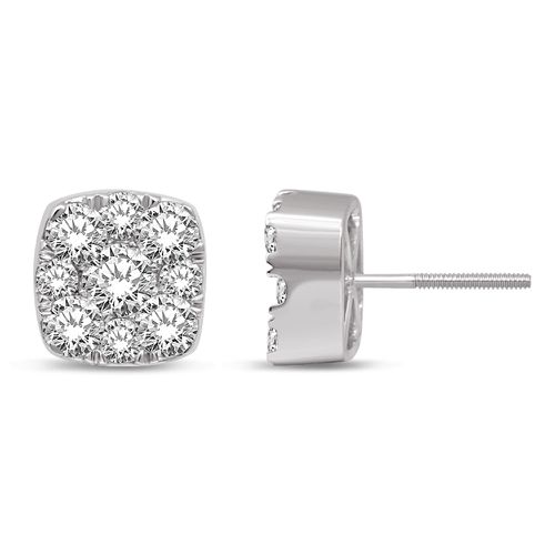 K White Gold 3/8 Ct.Tw. Diamond Stud Earrings - Star Significance - Modalova