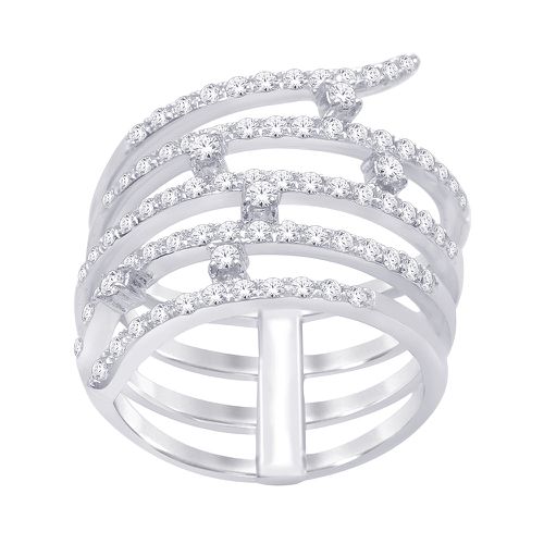 K White Gold 7/10 Ct.Tw. Diamond Fashion Ring - Star Significance - Modalova