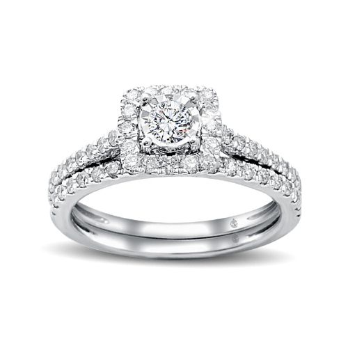 K White Gold 9/10 Ct.Tw.Diamond Fashion Bridal - Star Significance - Modalova