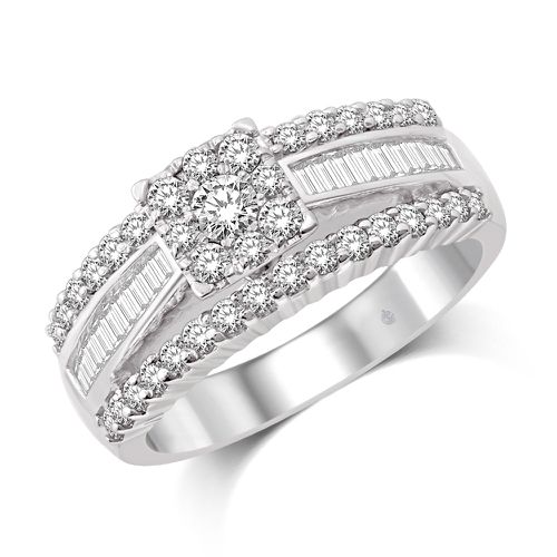 K White Gold 2 9/10 Ct.Tw. Diamond Engagement Ring - Star Significance - Modalova