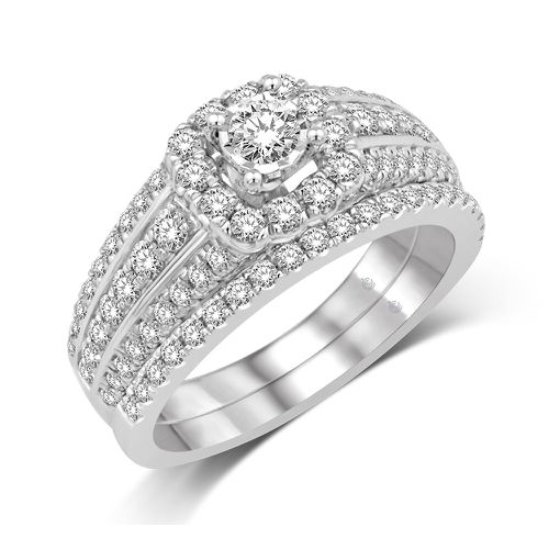 K White Gold 1 1/10 Ct.Tw. Diamond Fashion Bridal - Star Significance - Modalova