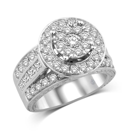 K White Gold 2 1/2 Ct.Tw.Diamond Fashion Ring - Star Significance - Modalova