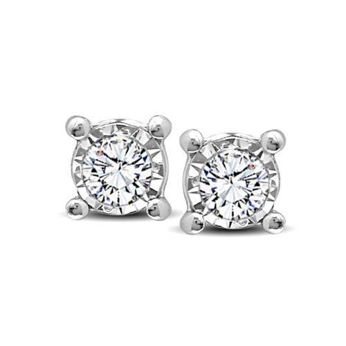 K White Gold 5/8 Ct.Tw.Diamond Stud Earrings - Star Significance - Modalova
