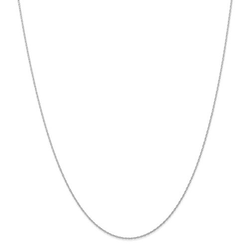 K White Gold .6 mm Carded Cable Rope Chain / 6RW - Jewelry - Modalova