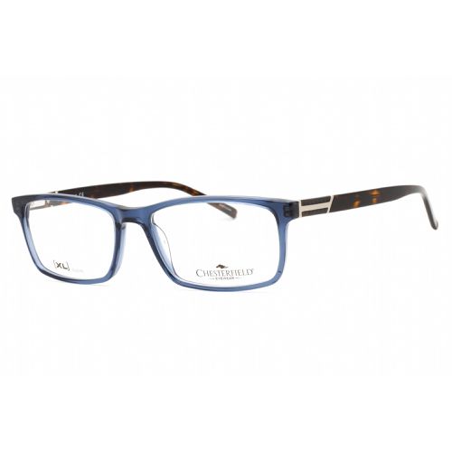Men's Eyeglasses - Blue Crystal Plastic Full Rim Frame / CH 75XL 0OXZ 00 - Chesterfield - Modalova