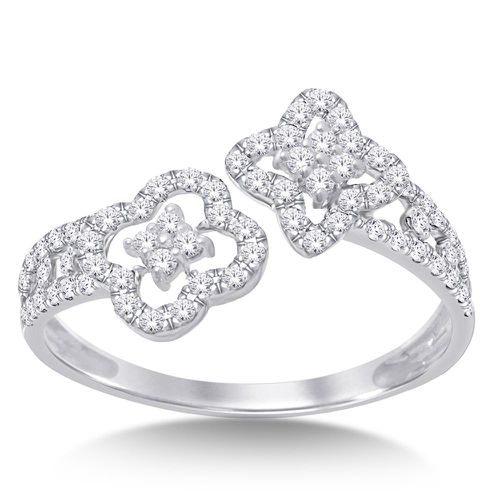 K White Gold 2/5Ct.Tw. Diamond Fashion Ring - Star Significance - Modalova