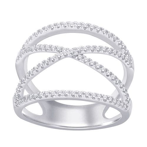 K White Gold 2/5 Ct.Tw. Diamond Fashion Ring - Star Significance - Modalova