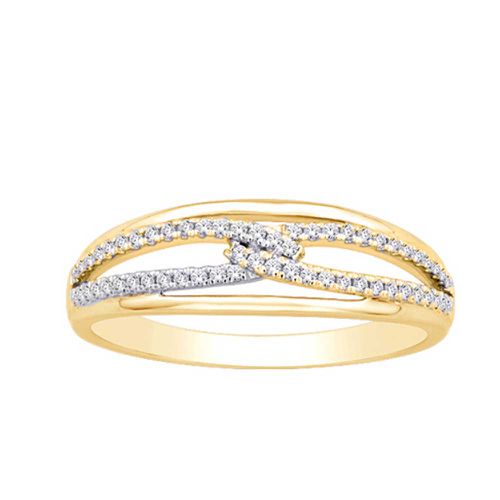 K White Gold 1/6 Ct.Tw. Diamond Fashion Ring - Star Significance - Modalova