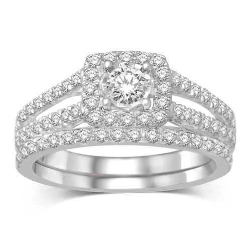 K White Gold 1 1/10 Ct.Tw. Diamond Fashion Bridal - Star Significance - Modalova