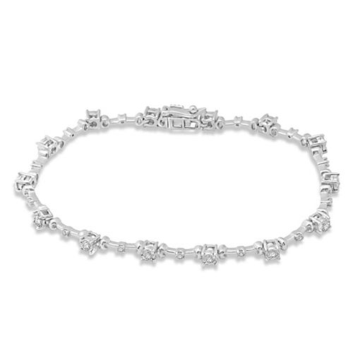 K White Gold 3/4 Ctw Diamond Fashion Bracelet - Star Significance - Modalova