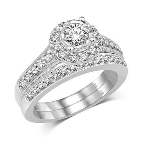 K White Gold 1 1/2 Ct.Tw.Diamond Fashion Bridal - Star Significance - Modalova