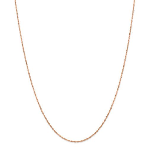K Rose Gold 1.15mm Carded Cable Rope Chain / 9RR - Jewelry - Modalova
