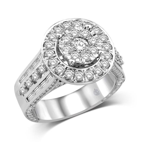 K White Gold 1 3/4 Ct.Tw. Diamond Fashion Ring - Star Significance - Modalova