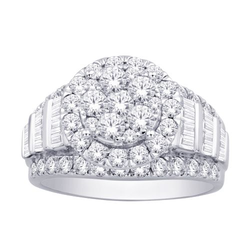 K White Gold 3 Ct.Tw. Diamond Fashion Ring - Star Significance - Modalova