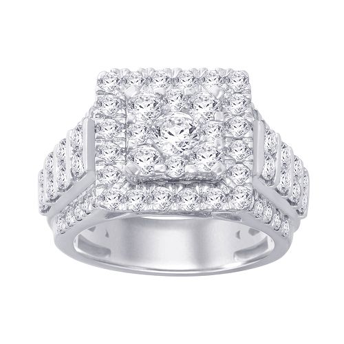 K White Gold 3 Ct.Tw. Diamond Engagement Ring - Star Significance - Modalova