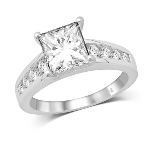 K White Gold 2 Ct.Tw Diamond Engagement Ring - Star Significance - Modalova