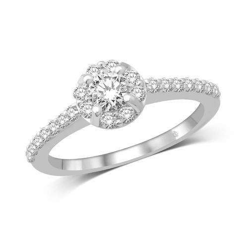 K White Gold 3/4 Ct.Tw.Diamond Engagement Ring - Star Significance - Modalova
