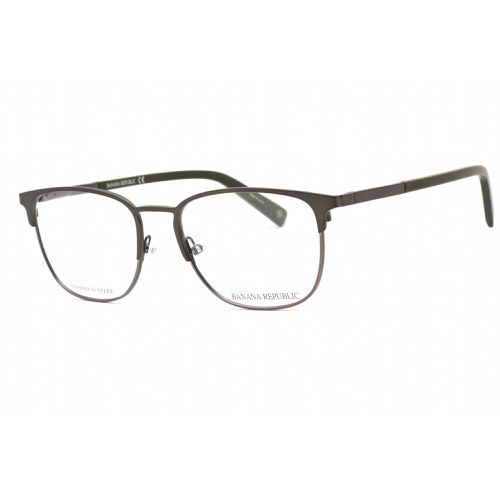Men's Eyeglasses - Matte Grey Metal Frame Clear Lens / BR 107 0FRE 00 - Banana Republic - Modalova