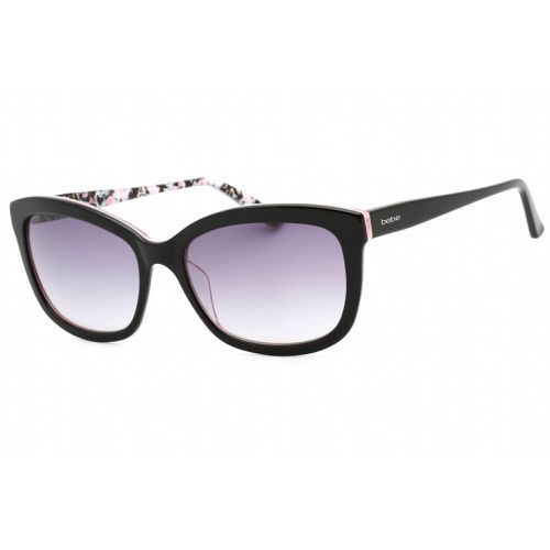 Women's Sunglasses - Jet Full Rim Rectangular Fixed Nose Pads Frame / BB7228 001 - Bebe - Modalova