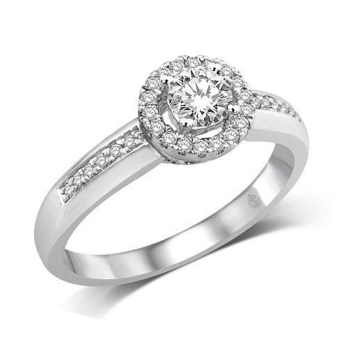 K White Gold 1/2 Ct.Tw Engagement Ring - Star Significance - Modalova