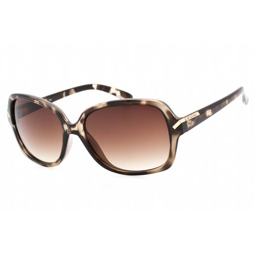 Women's Sunglasses - Dark Tortoise Square Shape Frame / R660S 206 - Calvin Klein Retail - Modalova