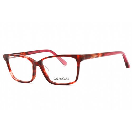 Women's Eyeglasses - Burgundy Havana Cat Eye Plastic Frame / CK22545 609 - Calvin Klein - Modalova